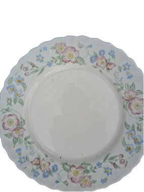 Arcopal Milk Glass Set of 8- 4 Dinner Plates 4 Salad Plates Vintage France